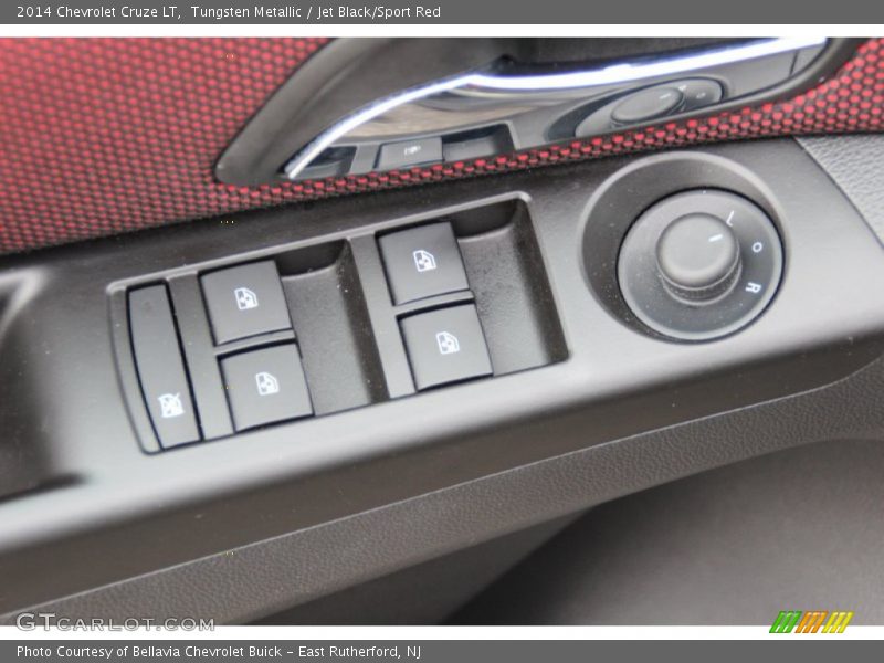 Tungsten Metallic / Jet Black/Sport Red 2014 Chevrolet Cruze LT
