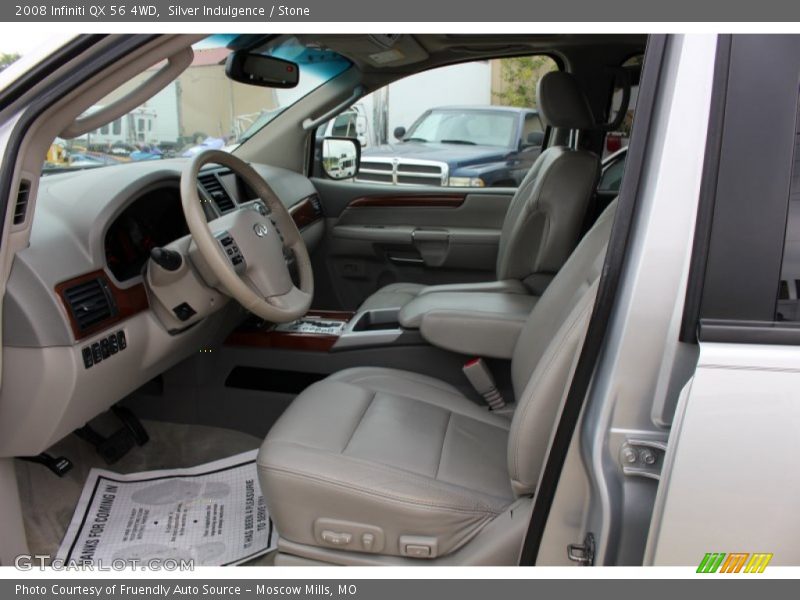 Silver Indulgence / Stone 2008 Infiniti QX 56 4WD