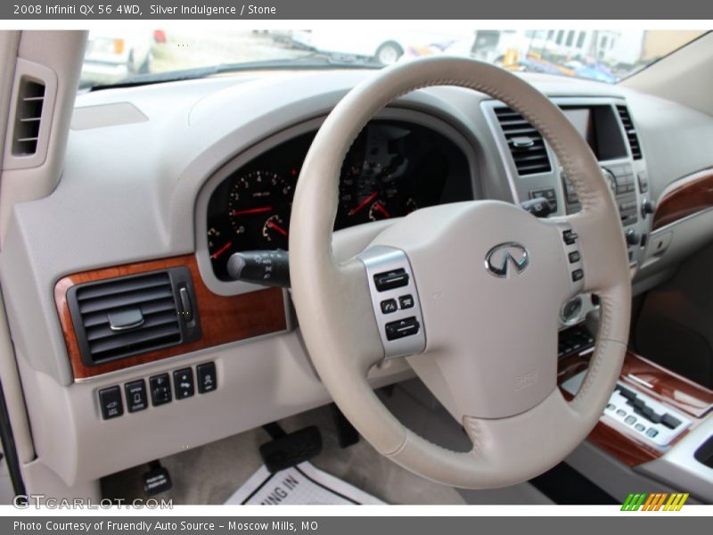 Silver Indulgence / Stone 2008 Infiniti QX 56 4WD