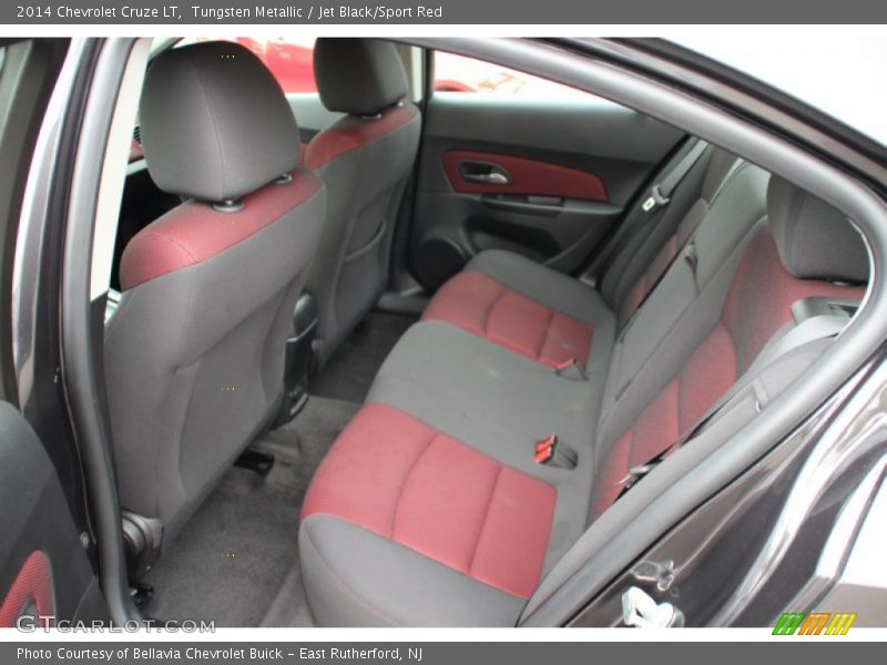 Tungsten Metallic / Jet Black/Sport Red 2014 Chevrolet Cruze LT