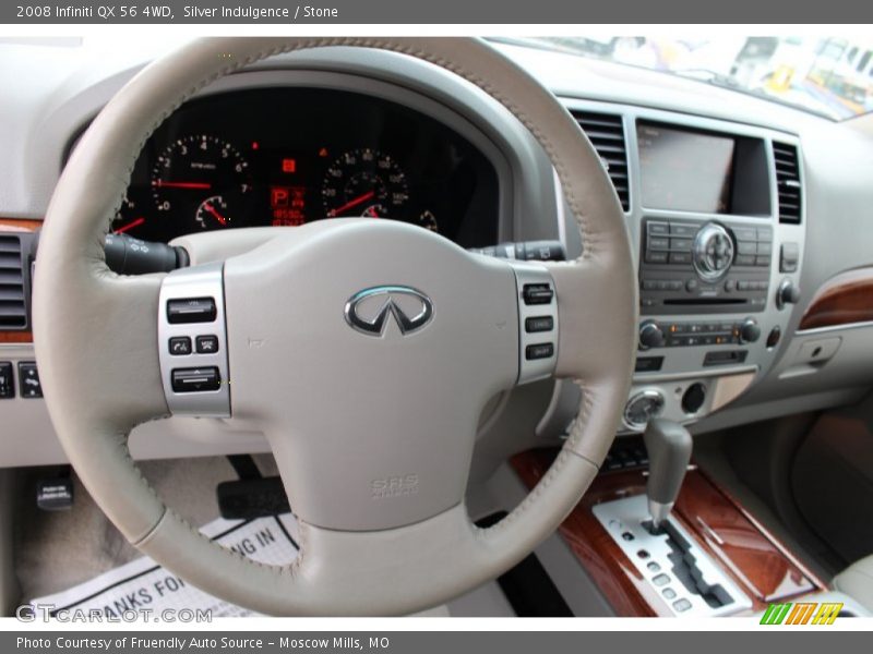 Silver Indulgence / Stone 2008 Infiniti QX 56 4WD