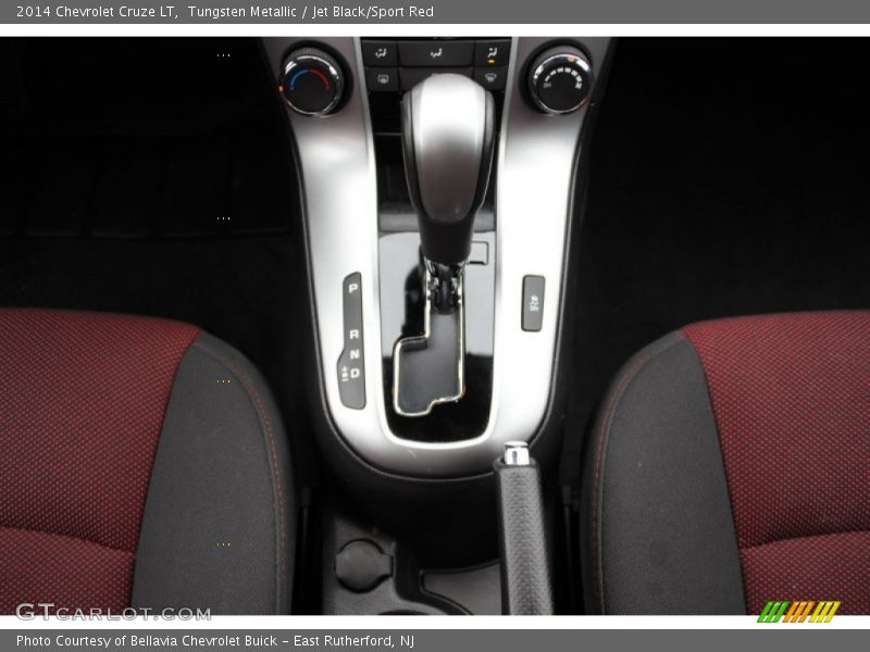 Tungsten Metallic / Jet Black/Sport Red 2014 Chevrolet Cruze LT