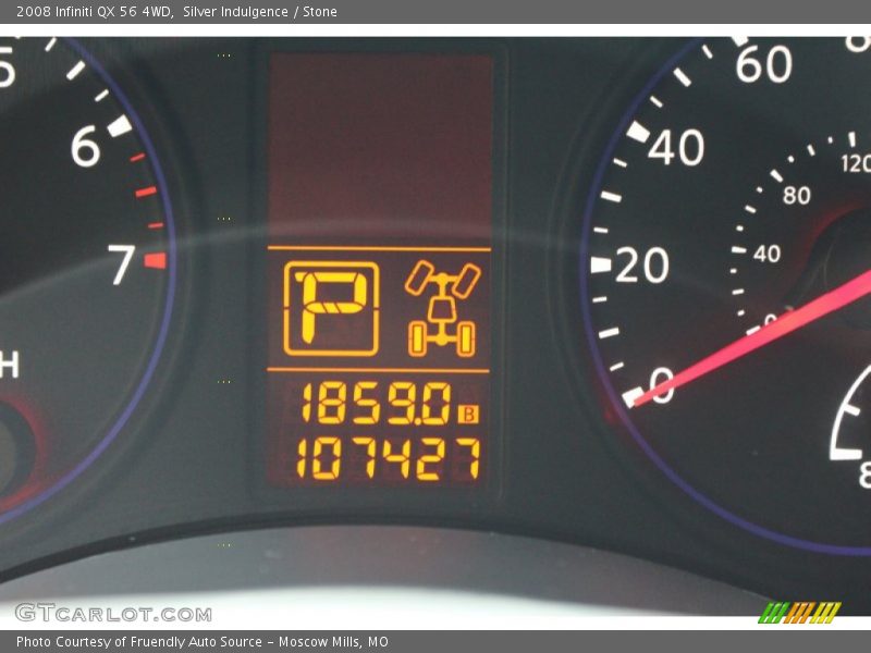 Silver Indulgence / Stone 2008 Infiniti QX 56 4WD