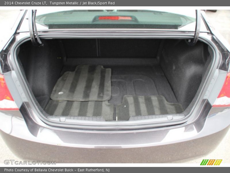 Tungsten Metallic / Jet Black/Sport Red 2014 Chevrolet Cruze LT