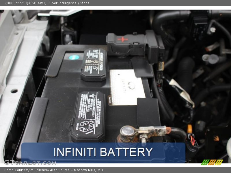 Silver Indulgence / Stone 2008 Infiniti QX 56 4WD