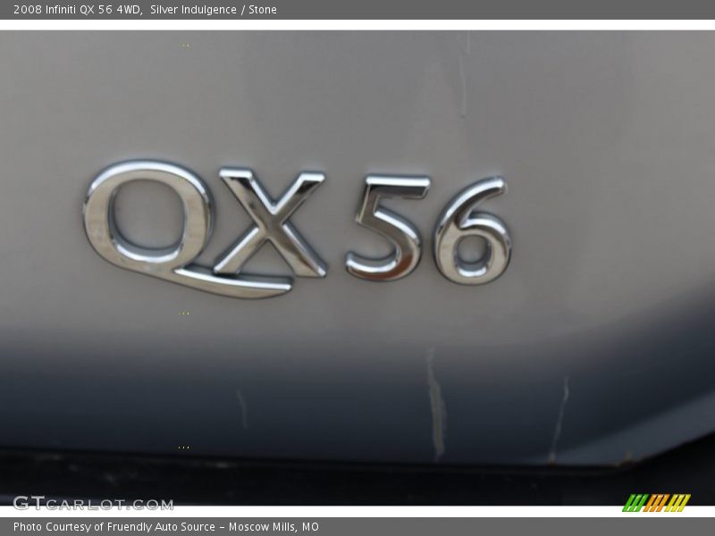 Silver Indulgence / Stone 2008 Infiniti QX 56 4WD