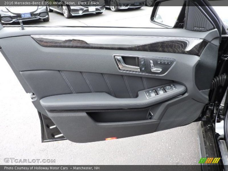 Black / Black 2016 Mercedes-Benz E 350 4Matic Sedan