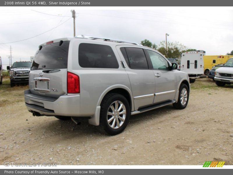 Silver Indulgence / Stone 2008 Infiniti QX 56 4WD