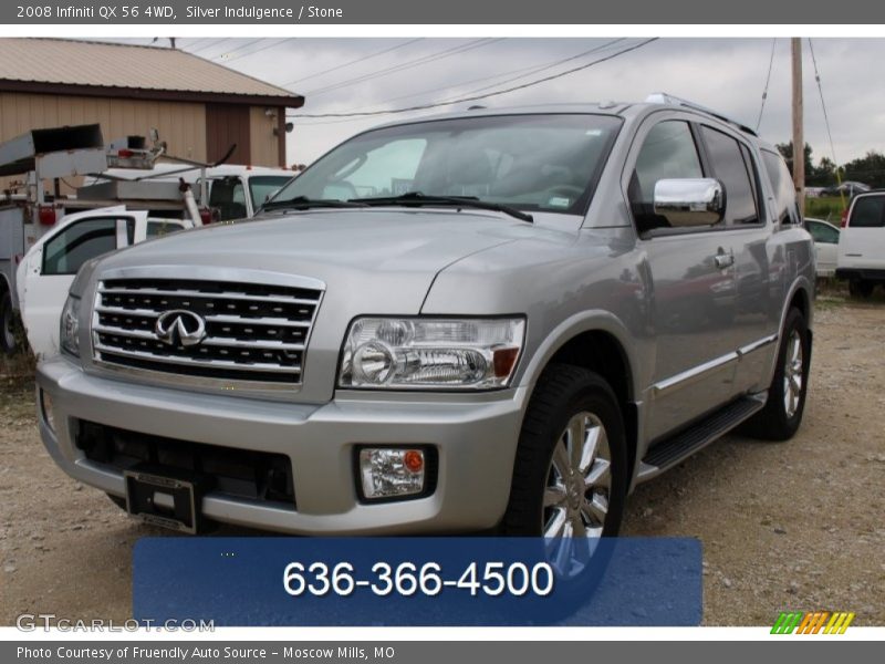Silver Indulgence / Stone 2008 Infiniti QX 56 4WD