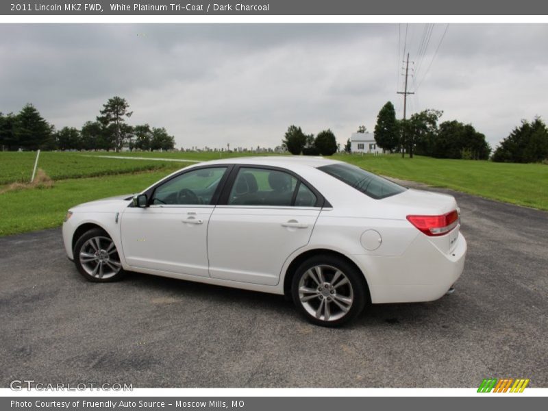 White Platinum Tri-Coat / Dark Charcoal 2011 Lincoln MKZ FWD