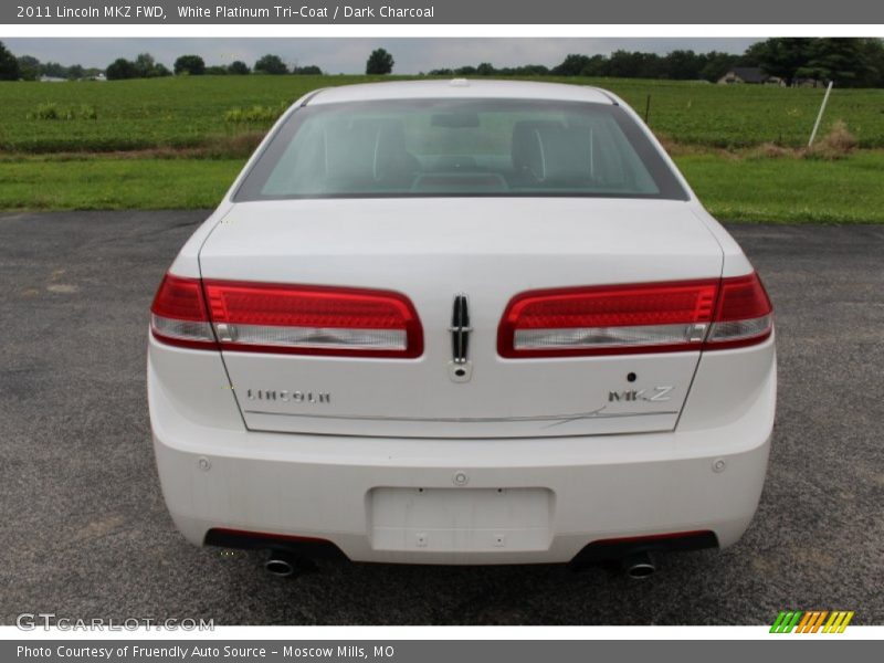 White Platinum Tri-Coat / Dark Charcoal 2011 Lincoln MKZ FWD