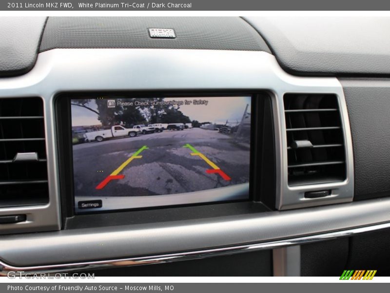 White Platinum Tri-Coat / Dark Charcoal 2011 Lincoln MKZ FWD