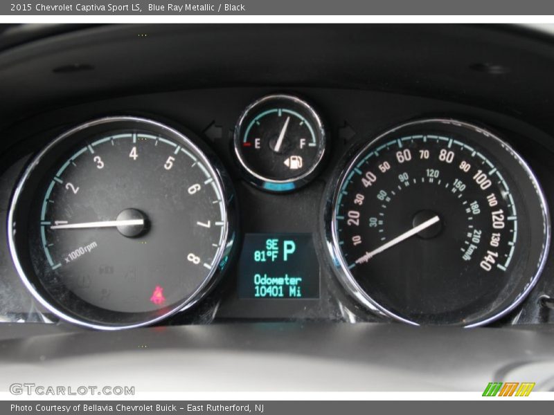 Blue Ray Metallic / Black 2015 Chevrolet Captiva Sport LS