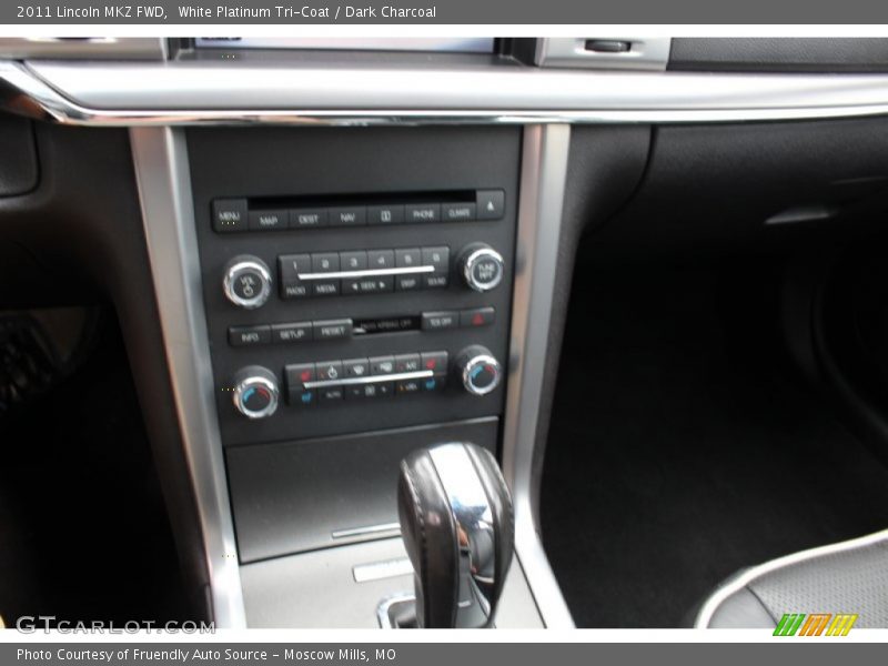 White Platinum Tri-Coat / Dark Charcoal 2011 Lincoln MKZ FWD