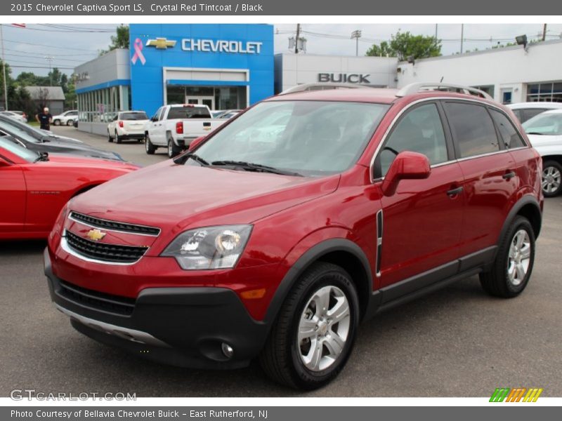 Crystal Red Tintcoat / Black 2015 Chevrolet Captiva Sport LS