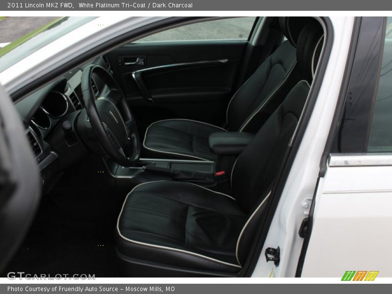 White Platinum Tri-Coat / Dark Charcoal 2011 Lincoln MKZ FWD