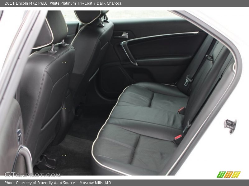 White Platinum Tri-Coat / Dark Charcoal 2011 Lincoln MKZ FWD