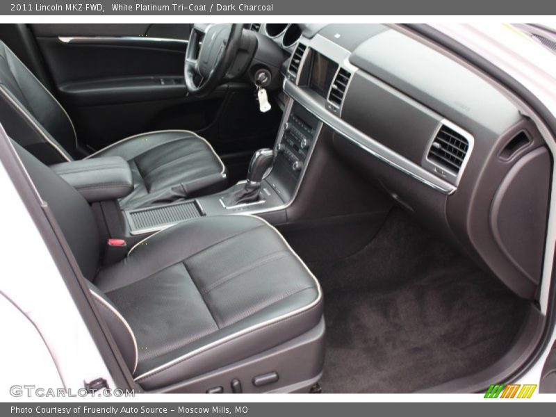 White Platinum Tri-Coat / Dark Charcoal 2011 Lincoln MKZ FWD