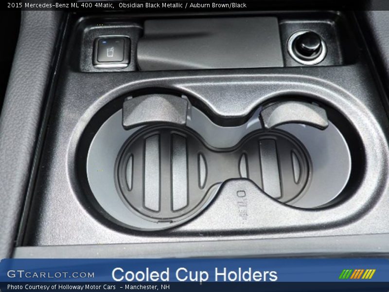 Obsidian Black Metallic / Auburn Brown/Black 2015 Mercedes-Benz ML 400 4Matic