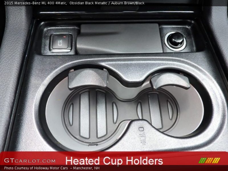 Obsidian Black Metallic / Auburn Brown/Black 2015 Mercedes-Benz ML 400 4Matic