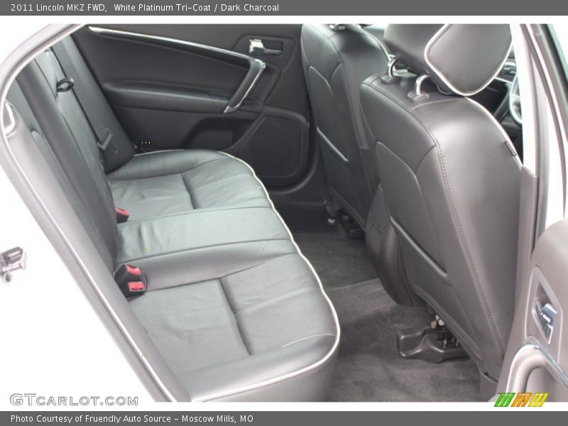 White Platinum Tri-Coat / Dark Charcoal 2011 Lincoln MKZ FWD
