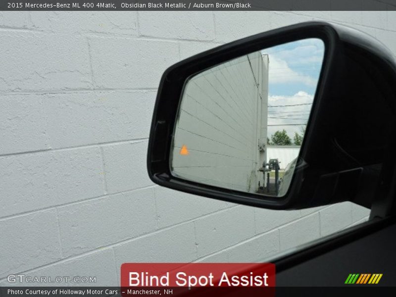 Obsidian Black Metallic / Auburn Brown/Black 2015 Mercedes-Benz ML 400 4Matic