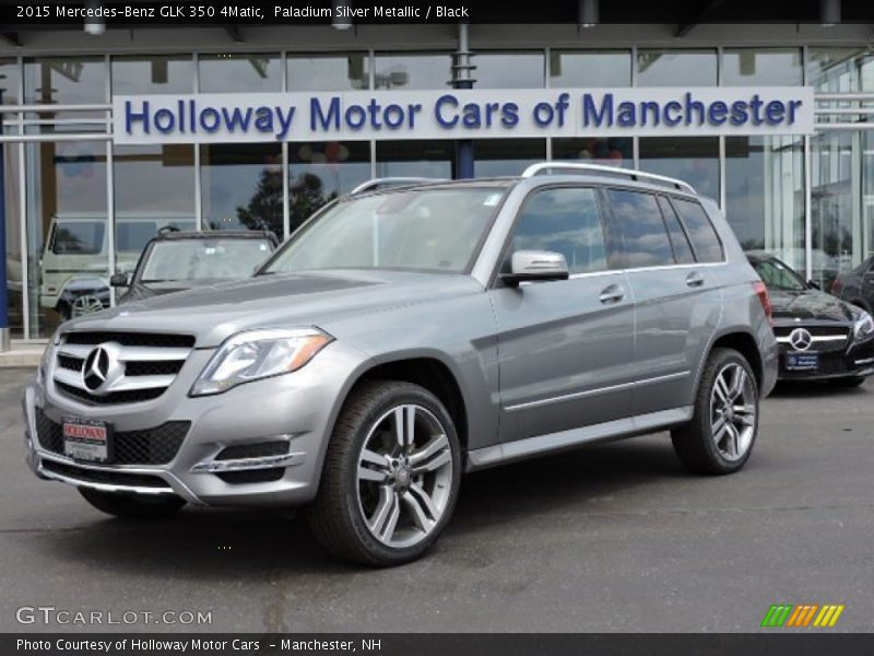 Paladium Silver Metallic / Black 2015 Mercedes-Benz GLK 350 4Matic
