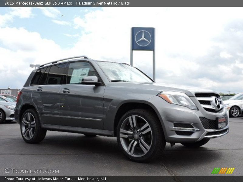 Paladium Silver Metallic / Black 2015 Mercedes-Benz GLK 350 4Matic