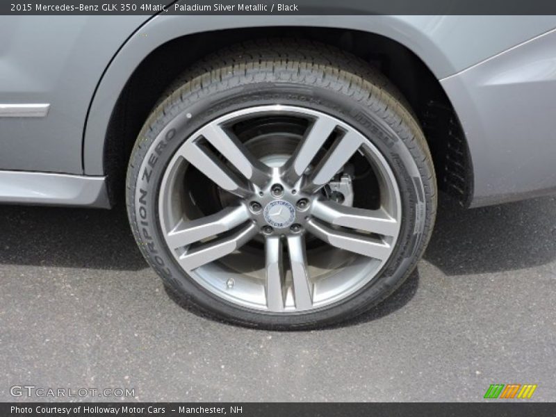 Paladium Silver Metallic / Black 2015 Mercedes-Benz GLK 350 4Matic