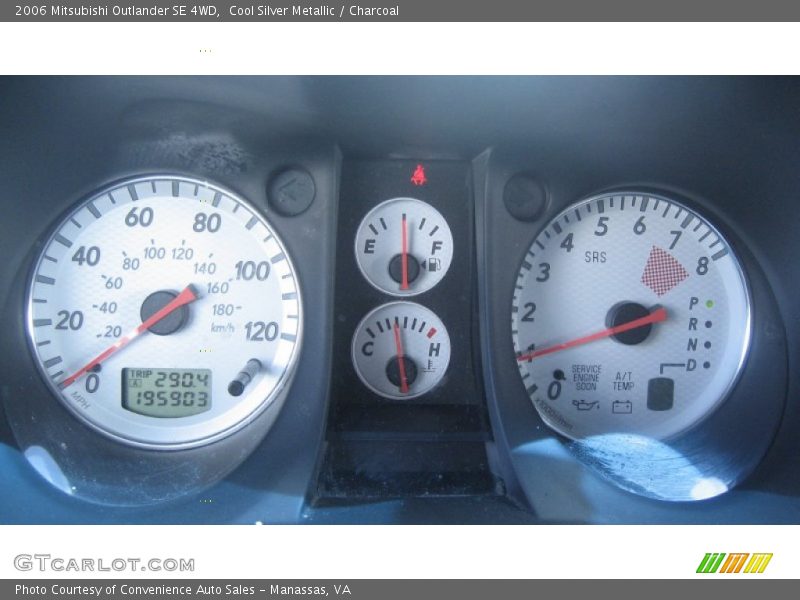 Cool Silver Metallic / Charcoal 2006 Mitsubishi Outlander SE 4WD