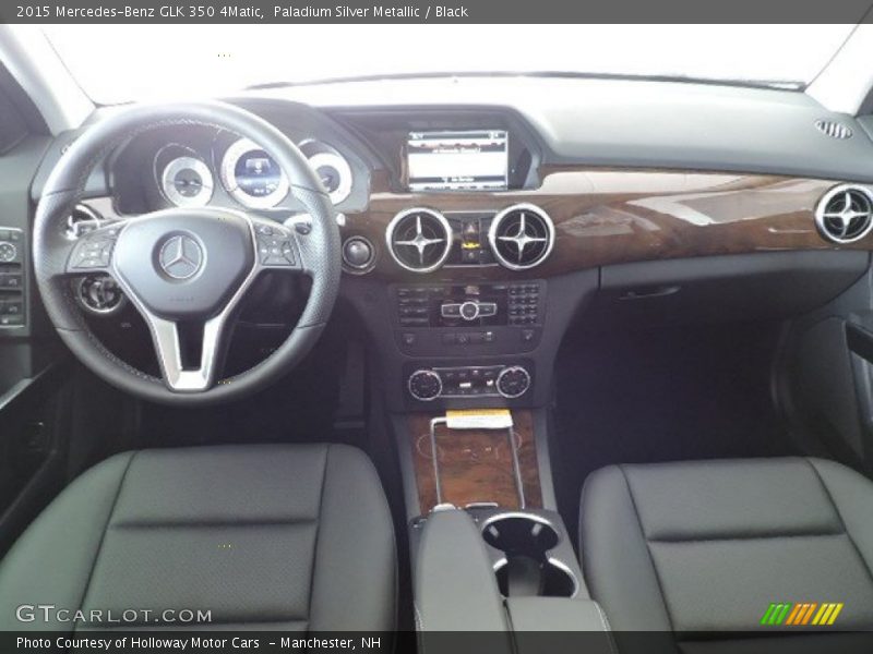 Paladium Silver Metallic / Black 2015 Mercedes-Benz GLK 350 4Matic
