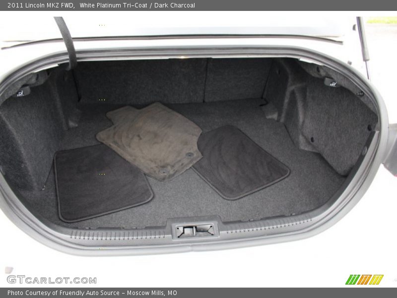 White Platinum Tri-Coat / Dark Charcoal 2011 Lincoln MKZ FWD