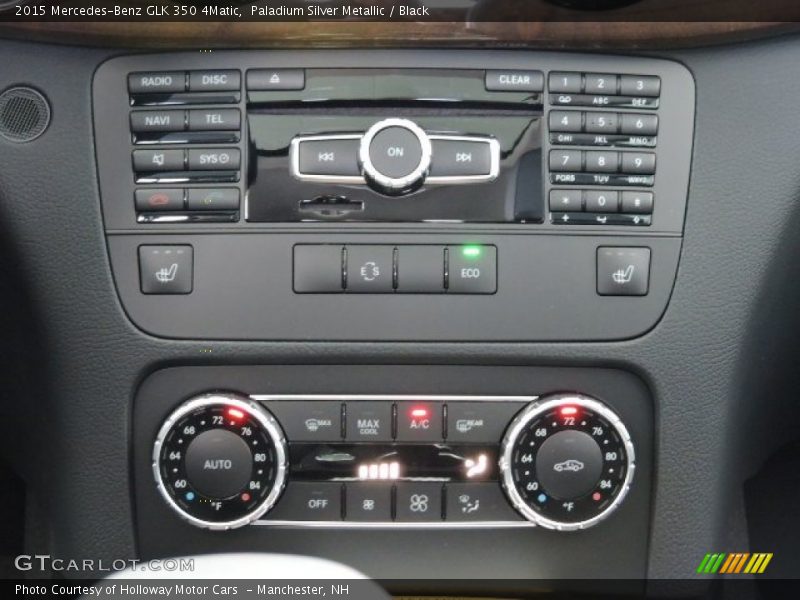 Paladium Silver Metallic / Black 2015 Mercedes-Benz GLK 350 4Matic
