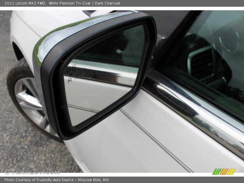 White Platinum Tri-Coat / Dark Charcoal 2011 Lincoln MKZ FWD