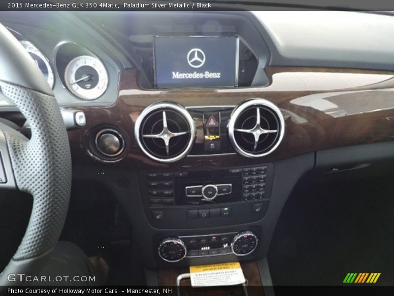 Paladium Silver Metallic / Black 2015 Mercedes-Benz GLK 350 4Matic