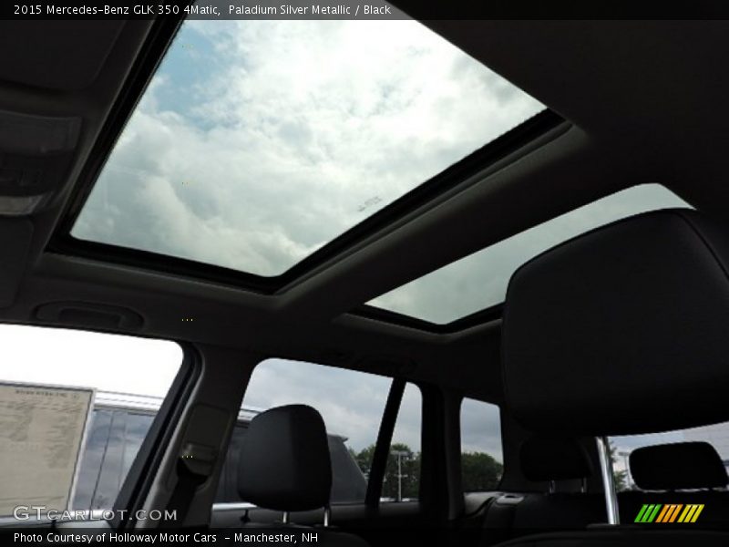 Paladium Silver Metallic / Black 2015 Mercedes-Benz GLK 350 4Matic
