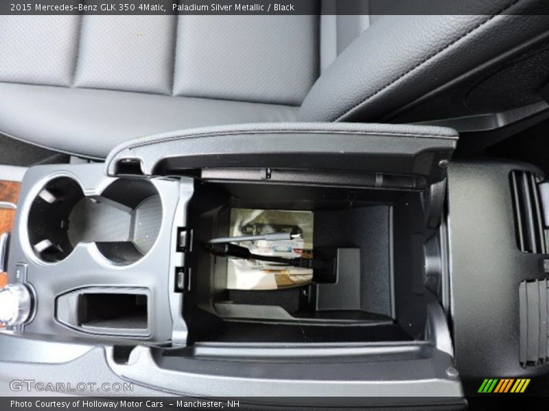 Paladium Silver Metallic / Black 2015 Mercedes-Benz GLK 350 4Matic