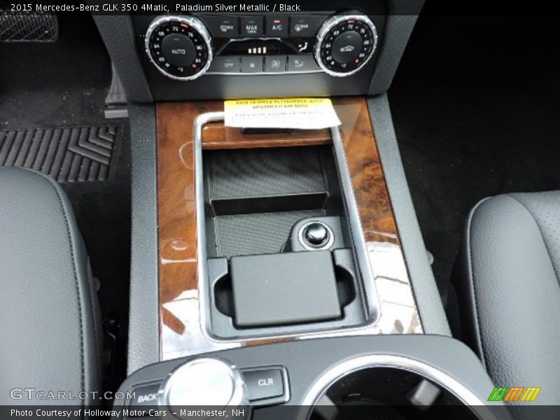 Paladium Silver Metallic / Black 2015 Mercedes-Benz GLK 350 4Matic
