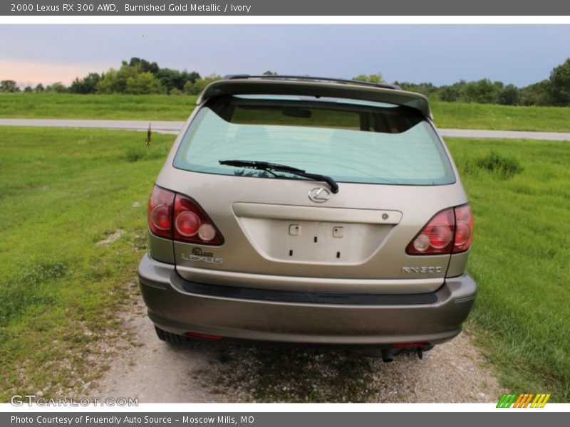 Burnished Gold Metallic / Ivory 2000 Lexus RX 300 AWD