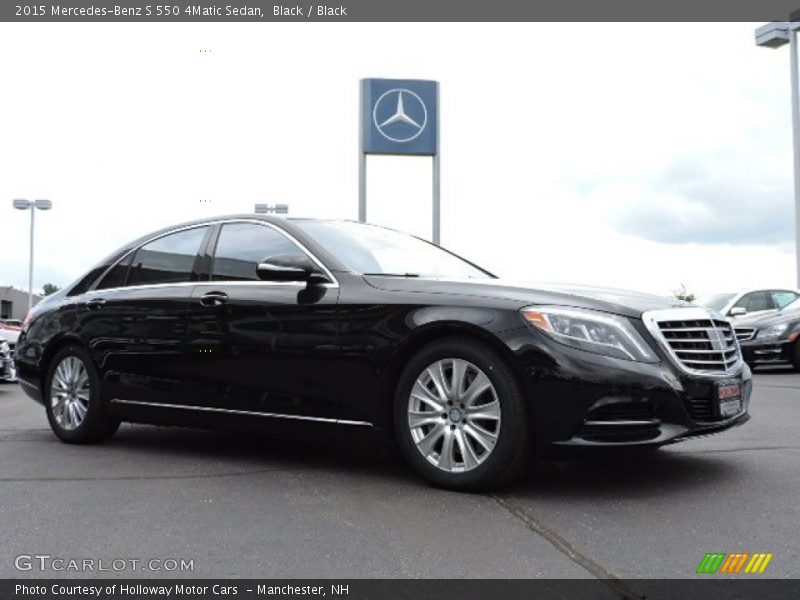 Black / Black 2015 Mercedes-Benz S 550 4Matic Sedan