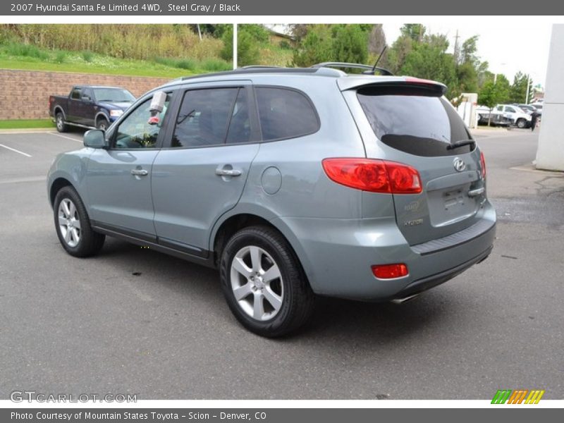 Steel Gray / Black 2007 Hyundai Santa Fe Limited 4WD