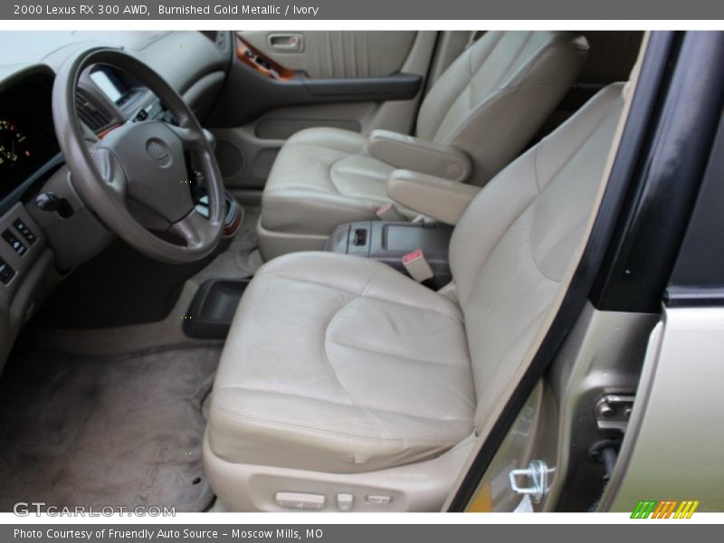 Burnished Gold Metallic / Ivory 2000 Lexus RX 300 AWD
