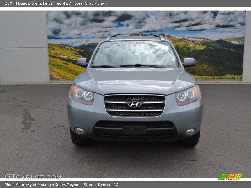 Steel Gray / Black 2007 Hyundai Santa Fe Limited 4WD