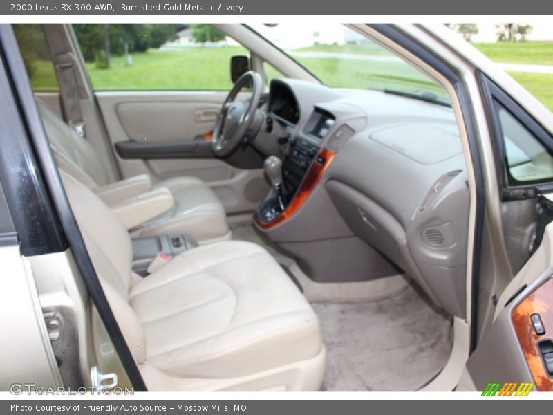 Burnished Gold Metallic / Ivory 2000 Lexus RX 300 AWD