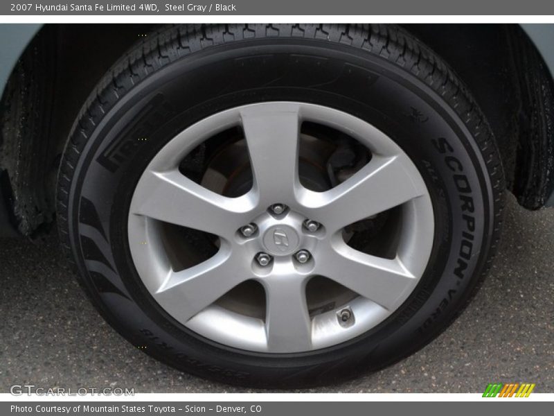  2007 Santa Fe Limited 4WD Wheel