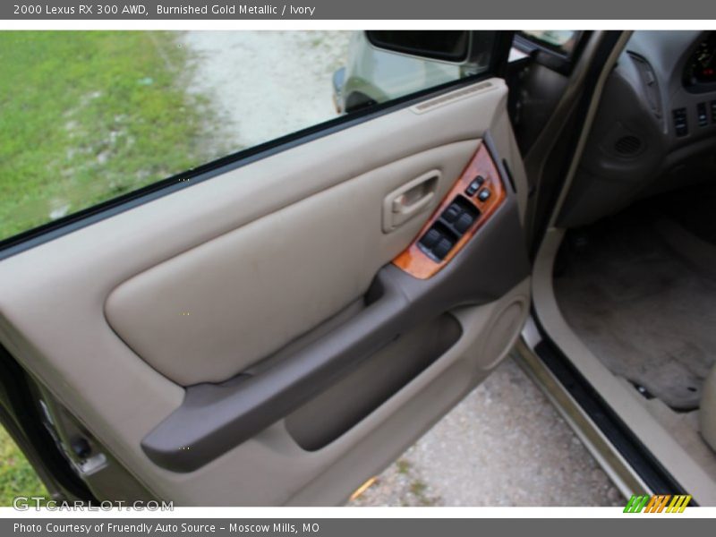 Burnished Gold Metallic / Ivory 2000 Lexus RX 300 AWD