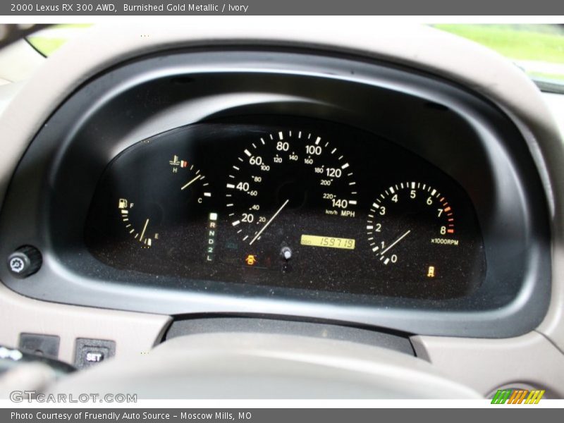 Burnished Gold Metallic / Ivory 2000 Lexus RX 300 AWD