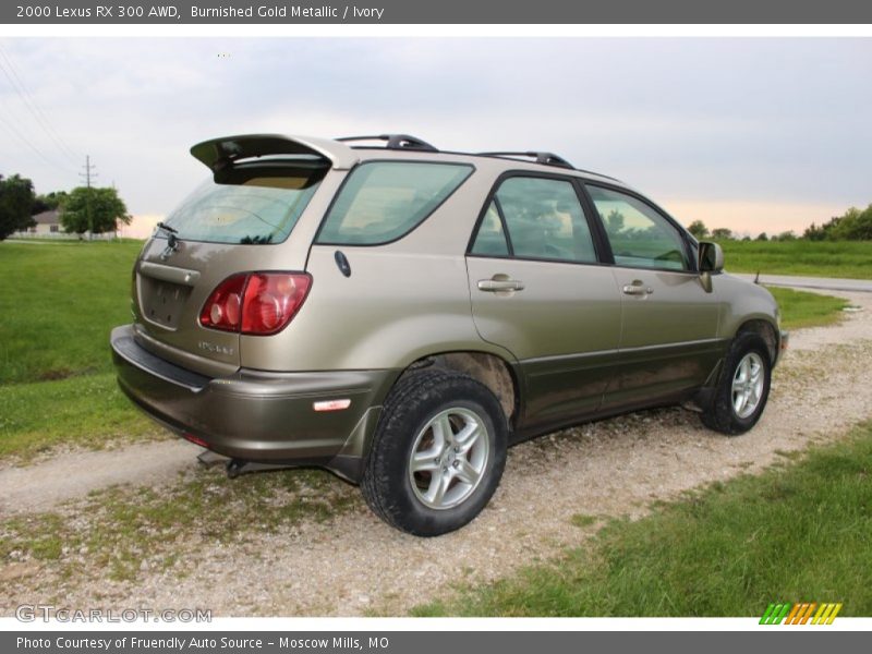 Burnished Gold Metallic / Ivory 2000 Lexus RX 300 AWD