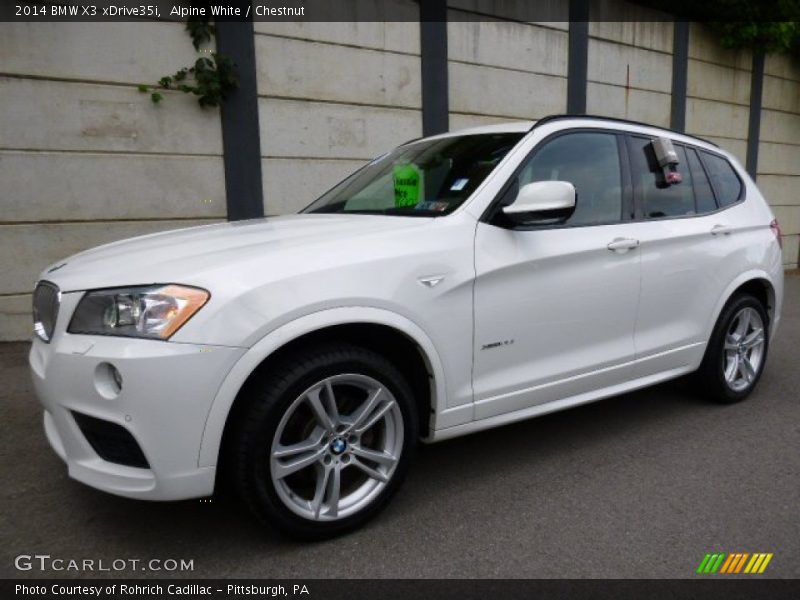 Front 3/4 View of 2014 X3 xDrive35i