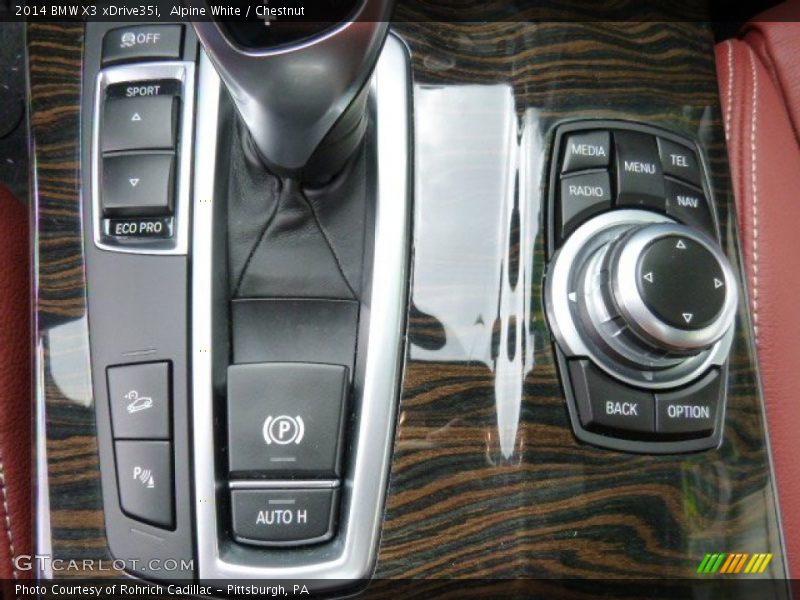 Alpine White / Chestnut 2014 BMW X3 xDrive35i